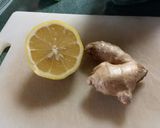 A picture of step 3 of Jump-start Ginger Lemon Tea 🍋.