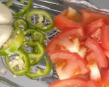 A picture of step 5 of Coriander & mint dip.