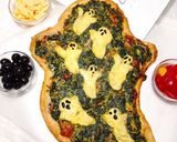 Foto del paso 9 de la receta: Tarta fantasma de acelga y bacon 👻👻👻