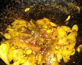 A picture of step 3 of Punjabi Cabbage Masala.