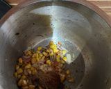 A picture of step 3 of Corn and broken wheat dalia.