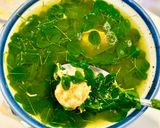 Hình bước làm 3 của món Canh rau chùm ngây nấu tôm 🌿🦐