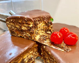 Foto del paso 17 de la receta: Tarta de galletas, chocolate y dulce de leche