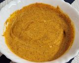 A picture of step 1 of Methi Chicken.
