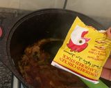 A picture of step 3 of Vegetable soup.