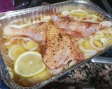 Foto del paso 3 de la receta: Pollo al horno con patatas y cerveza de limón