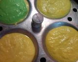 A picture of step 4 of Independence day special colourful idli.