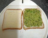 A picture of step 3 of Stuffed Green Peas Sandwich.