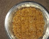 A picture of step 5 of Coconut burfi.