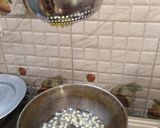 A picture of step 3 of Besan boondi raita.