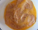 Párizsi csirkemell friss spenótos, kéksajtos spagettivel recept fázis 6 fotója