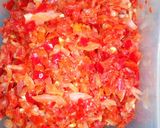 A picture of step 3 of Dambu shinkafa with veg.sauce.