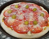 Foto del paso 9 de la receta: Pizza media masa caprese