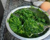 Foto del paso 1 de la receta: Panqueques de espinaca 🌱