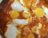 A picture of step 5 of My Lovely One Pan,Tasty Bacon, Eggs & Tomato Baked Breakfast.😁.