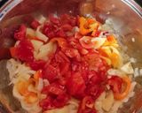 Csirke szárny- combfilé pörkölt cukkínivel, padlizsánnal recept fázis 1 fotója