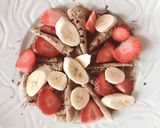 Hình bước làm 3 của món 💚 Galette Kiều Mạch Và Trái Cây Ăn Sáng (Vegetarian)