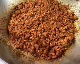 A picture of step 4 of Huevos con Chorizo.