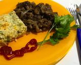 Foto del paso 32 de la receta: Guiso de carne (Yarkoie) con riso gratinato e verdure (Calabria)