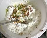 A picture of step 1 of Veg Manchurian with Gravy.