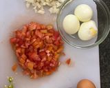A picture of step 1 of Masala boil egg.
