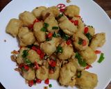 Foto langkah ke 4 dari resep Tahu cabe garam.
