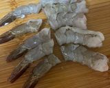 A picture of step 2 of Phoenix Tail Shrimp Balls.