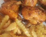 A picture of step 4 of Chikhen tikka.