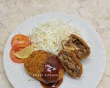 Foto langkah ke 7 dari resep Beef Menchi Katsu.