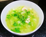 Hình bước làm 2 của món Canh dưa hường nấu tôm