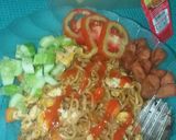 Foto langkah ke 6 dari resep Mie goreng Bumbu Merah.