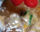 A picture of step 4 of Daal Chawal with fry Fish.