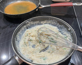 Foto del paso 5 de la receta: Berenjenas a la crema con jamón y gambas