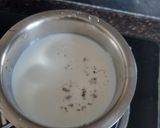 A picture of step 1 of Hot Cardamom coffee.