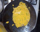 A picture of step 1 of Besan chilla.