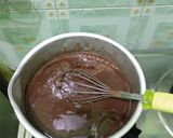 Foto langkah ke 1 dari resep Choco Cheese Pudding with Vla.