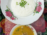 Bubur ayam (dari nasi)