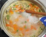 Tejszínes zöldségleves recept fázis 4 fotója