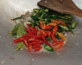 Foto langkah ke 2 dari resep Tumis Teri Tahu Tempe Lombok ijo.