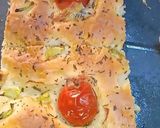 Une image de l'étape 5 de Focaccia aux tomates cerises.