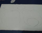 Foto langkah ke 6 dari resep Step by step membuat bento "my melody" tanpa cetakan khusus.