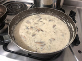 Spaghetti con champiñones