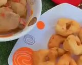 A picture of step 7 of Funkaso with chicken pepper soup.