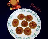 A picture of step 7 of Raw Banana Patties.