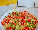 A picture of step 5 of Quinoa and Chickpea Salad.