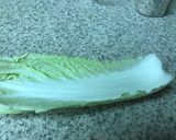 A picture of step 2 of Baechu Buchimgae (Napa Cabbage Pancakes).