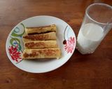 A picture of step 5 of Fried bread roll.