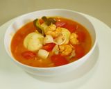 Foto langkah ke 5 dari resep Tomyam SeaFood Campur Pedas.