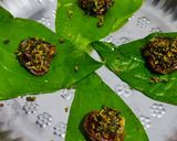 A picture of step 4 of Dates and betel leaf mukhwas.