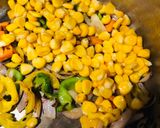 A picture of step 1 of Sweet Corn rice.
